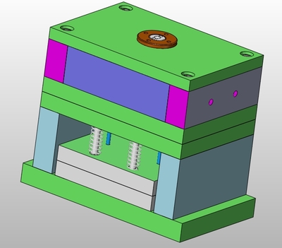 塑料端蓋注塑模具設(shè)計(jì)(含CAD圖,SolidWorks三維圖)