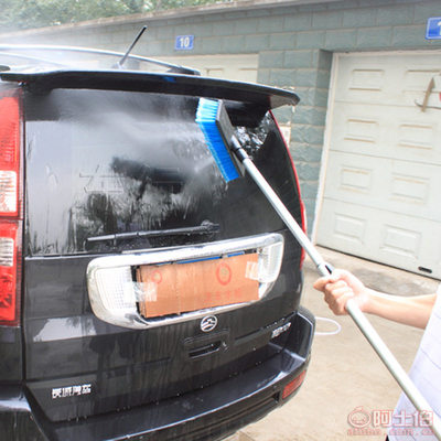 【欣瑞廠家直銷2014新款可伸縮鋁桿洗車刷長柄通水洗車刷子SR-1001】臺州市黃巖賜鑫塑料模具廠 - 產品庫